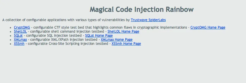 Magical Code Injection Rainbow
