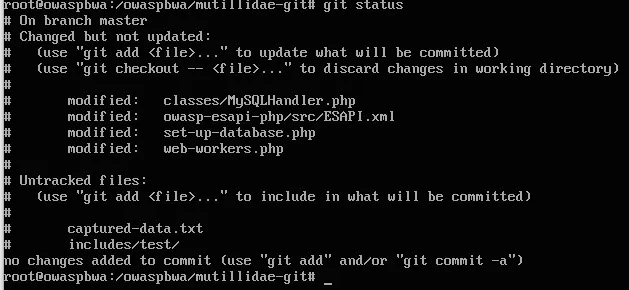 git status 2
